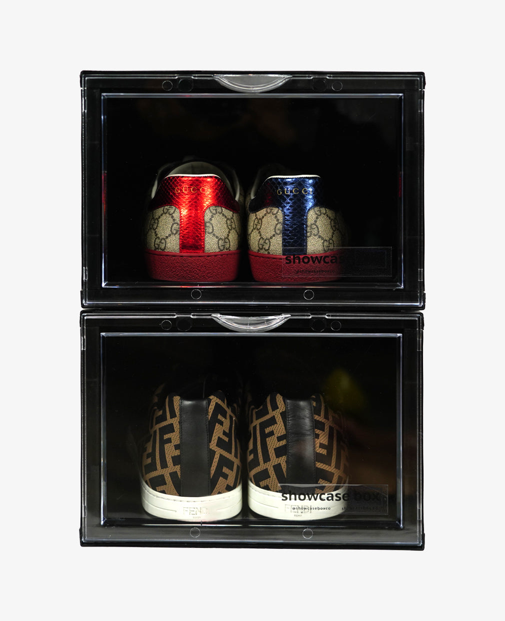Front Display Showcase Box Container Black – showcasebox